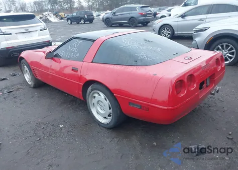 1991 Chevrolet Corvette z USA, uszkodzony, nr VIN 1G1YY2383M5103312